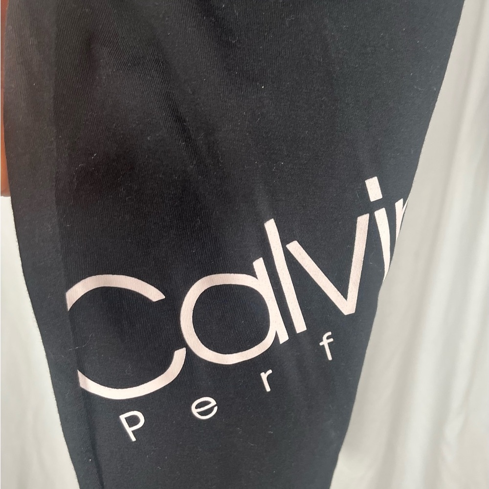 Calvin large black sweat pants